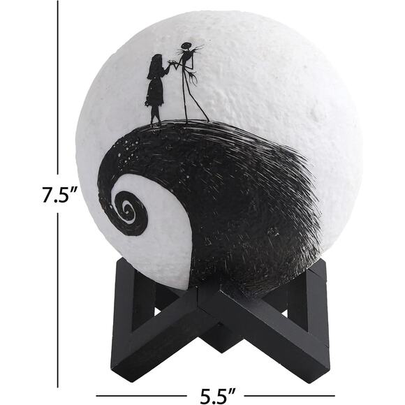 The Nightmare Before Christmas Spiral Hill LED Mood Light, Color Changing  Lamp - Picture 2 of 4